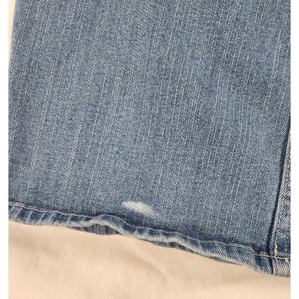 Dereon Beyonce Bootcut Y2K Jeans size 13/14 Light Wash Embroidered Logo Womens - Picture 7 of 11